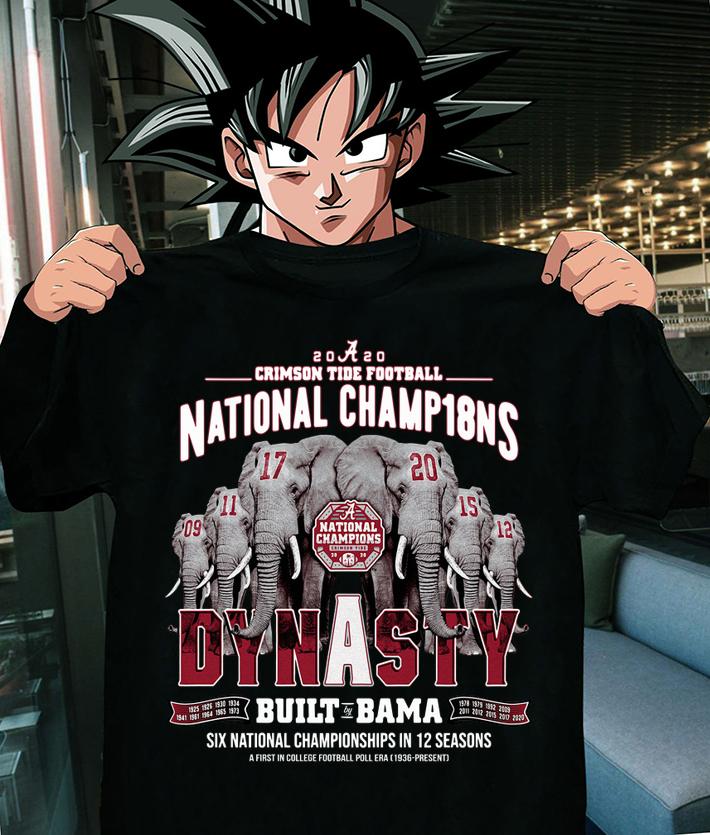 2020 Alabama Crimson Tide Football National Champ18ns Dynasty Built by Bama t-shirt shirt
