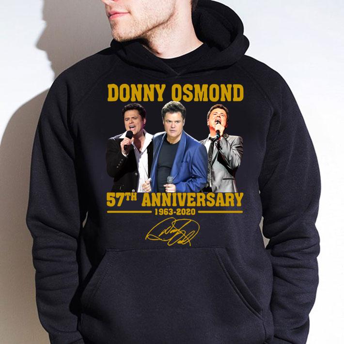 Donny Osmond 57th anniversary 1963 2020 signature t-shirt hoodie