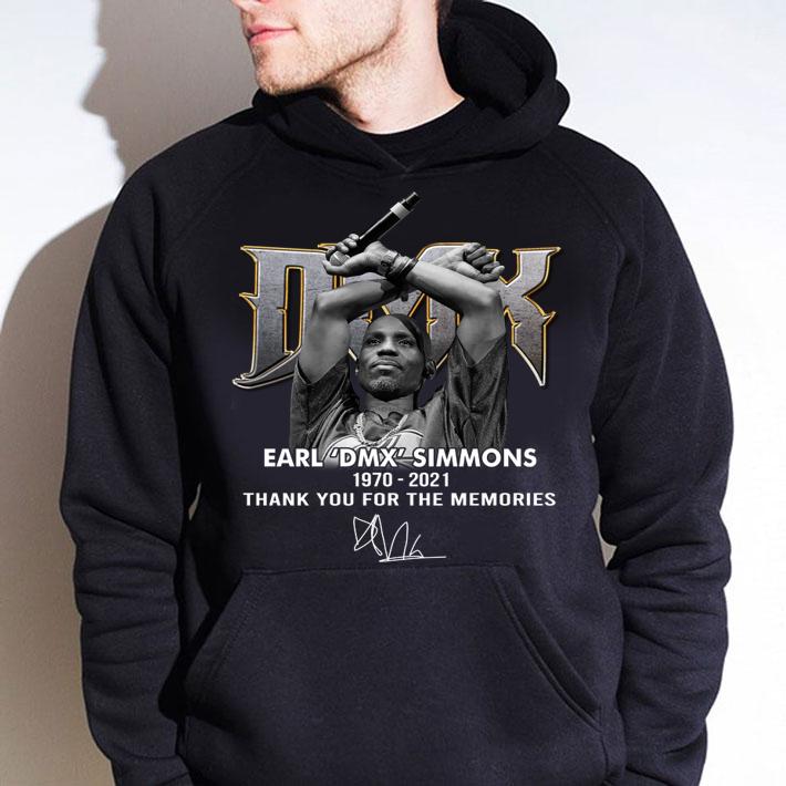 Ruff Ryders RIP Earl DMX Simmons 1970-2021 Thank You For The Memories Signature t-shirt hoodie