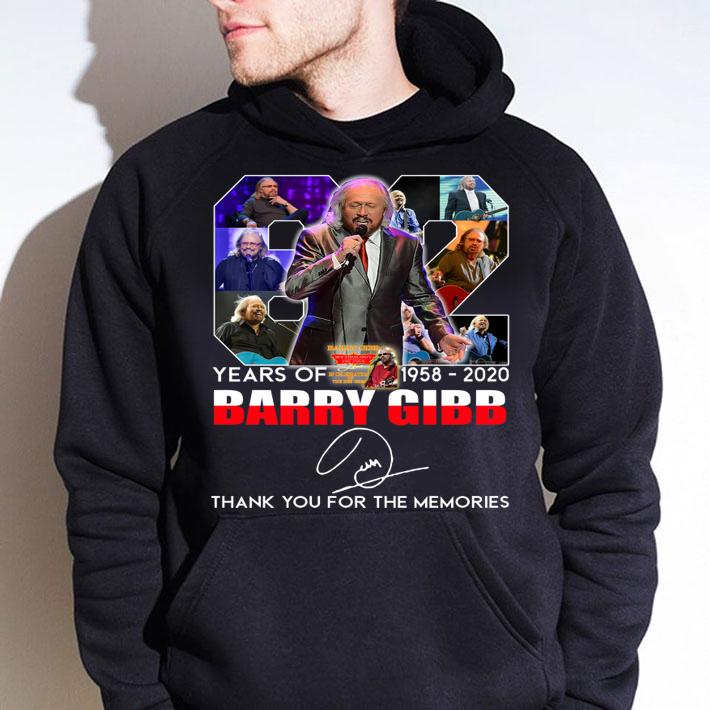 82 Years Of 1958-2020 Barry Gibb Signature t-shirt hoodie