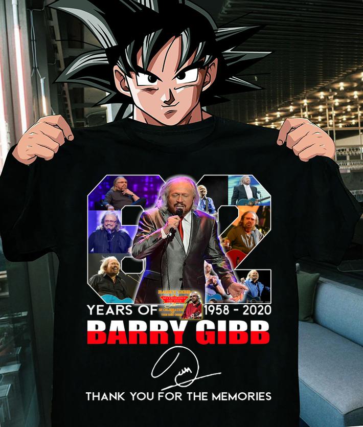 82 Years Of 1958-2020 Barry Gibb Signature t-shirt shirt