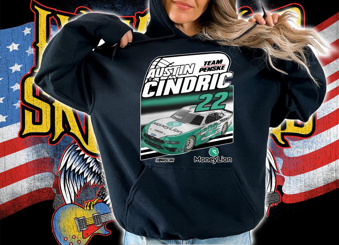 Team Penske Austin 22 Cindric t-shirt hoodie