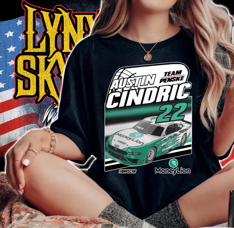 Team Penske Austin 22 Cindric t-shirt woman shirt