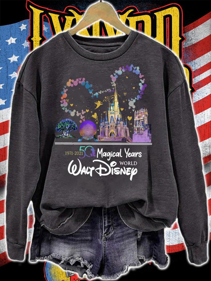 50th Anniversary Walt Disney World 1971-2021 Shirt, Mickey Mouse Ears t-shirt sweatshirt