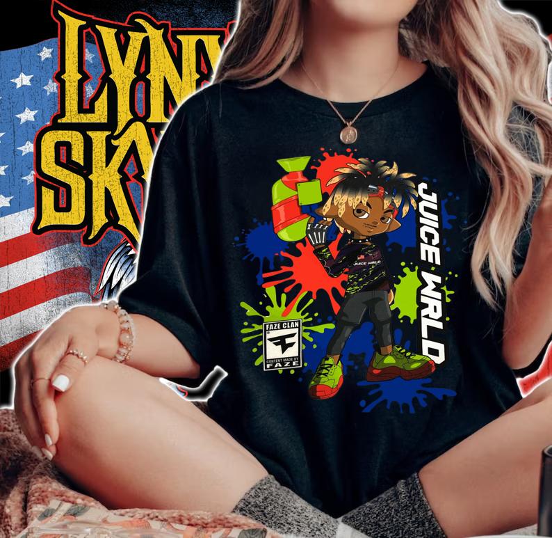Official Juice WRLD X FaZe Clan t-shirt woman shirt