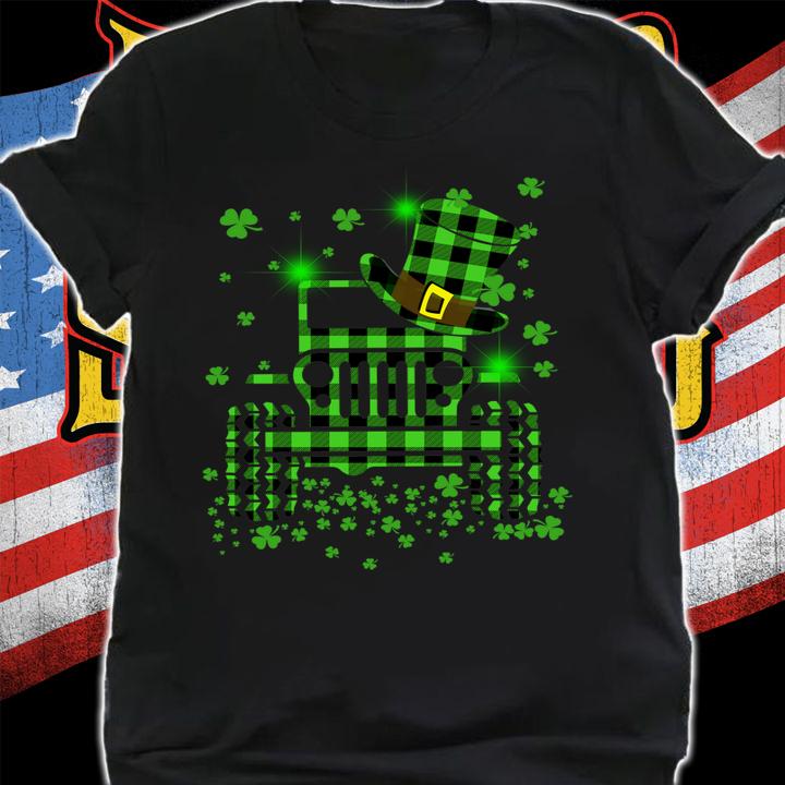 ST.Patrick’s Day Luck Driving Jeep t-shirt shirt