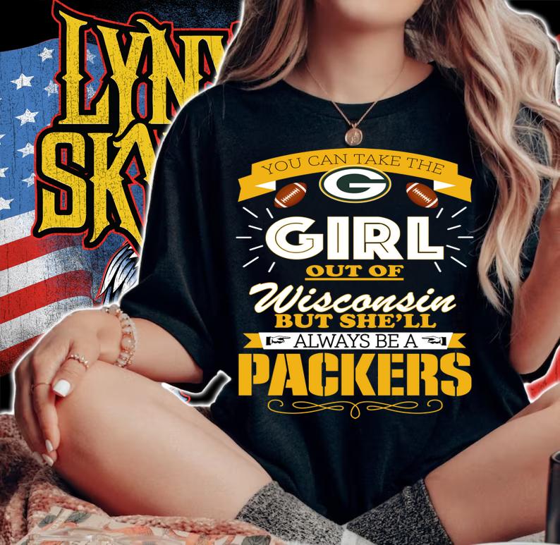 You Can Take The Girl Out Of Wisconsin But She’ll Always Be A Green Bay Packers t-shirt woman shirt