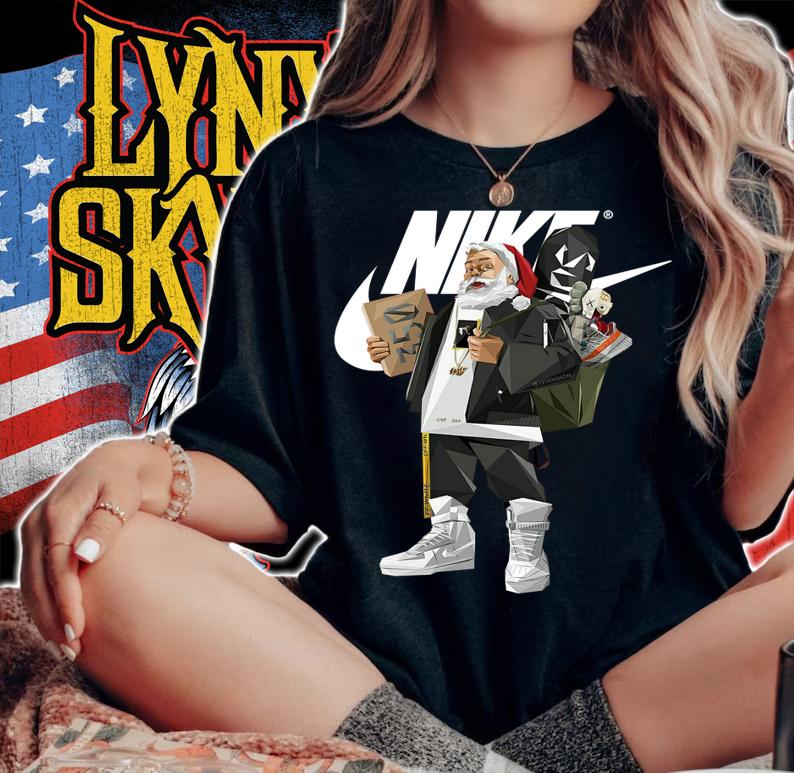 Santa Claus Nike Supreme Sneaker t-shirt woman shirt