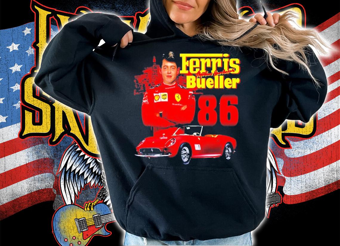 Ferris Bueller #86 Racing Porsche Race Car t-shirt hoodie