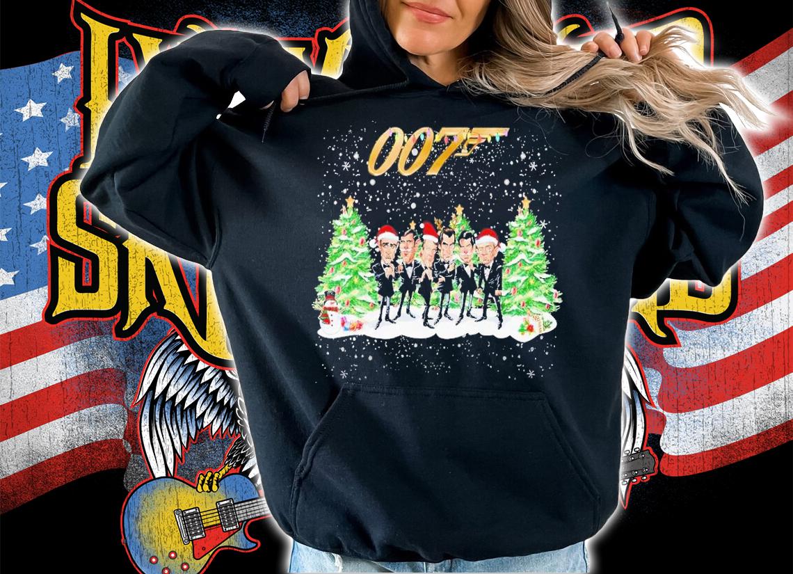 007 Christmas shirt t-shirt hoodie