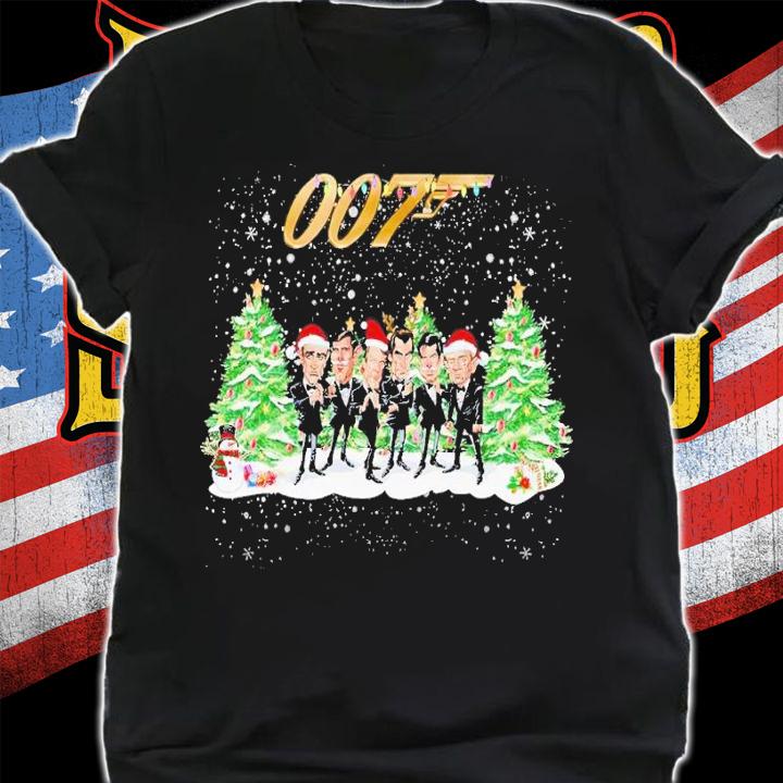 007 Christmas shirt t-shirt shirt