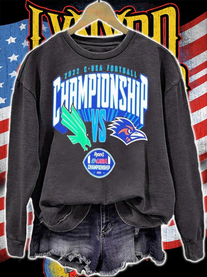 2022 C-USA Football Championship North Texas vs UTSA Roadrunners shirt t-shirt sweatshirt