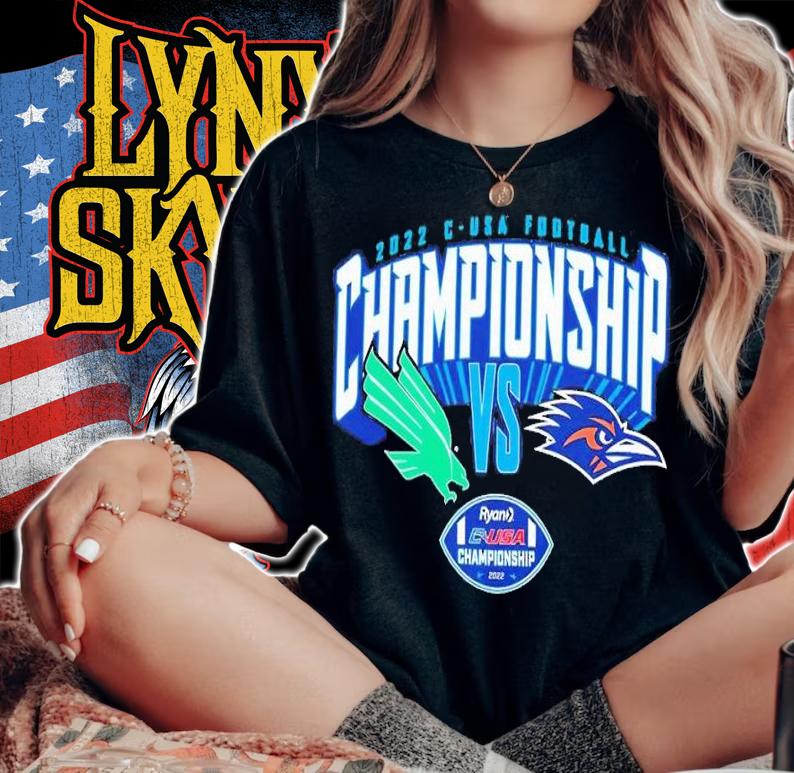 2022 C-USA Football Championship North Texas vs UTSA Roadrunners shirt t-shirt woman shirt