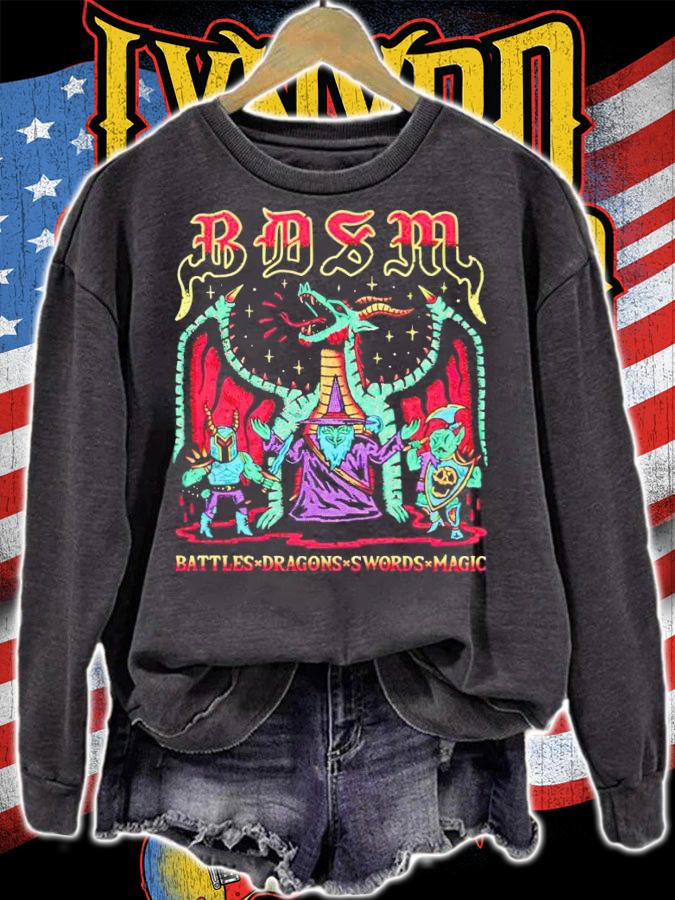 Bdsm Battles Dragons Swords Magic shirt t-shirt sweatshirt