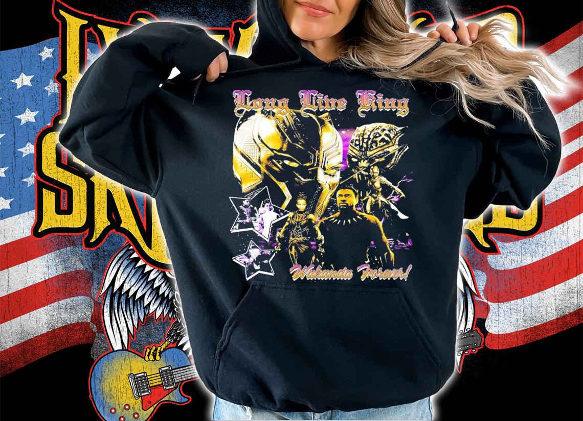 Black Panther long time King Wakanda Forever shirt t-shirt hoodie