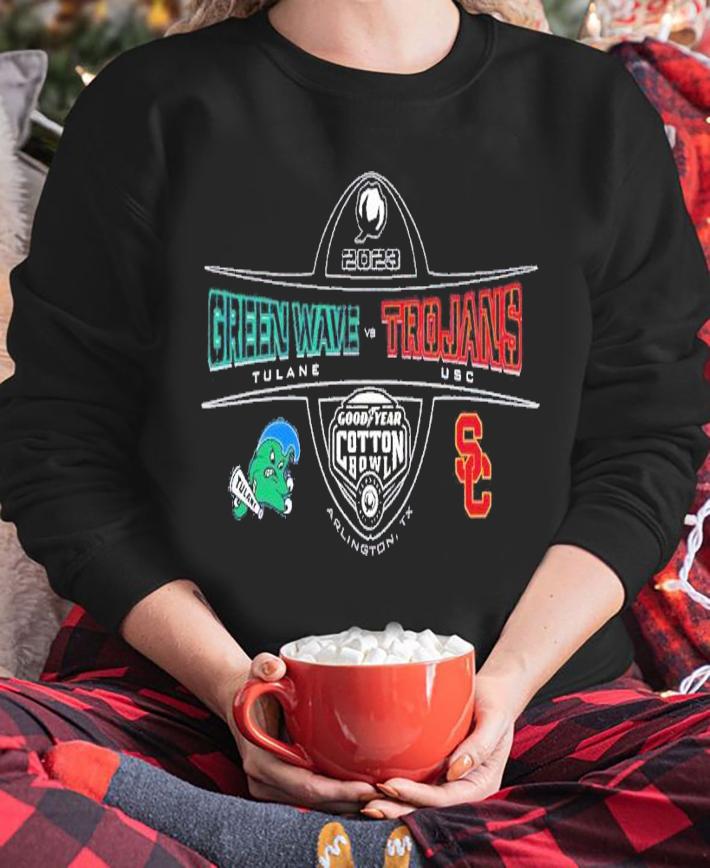 2023 Cotton Bowl Green Wave Tulane vs Trojans USC Arlington TX shirt t-shirt sweatshirt