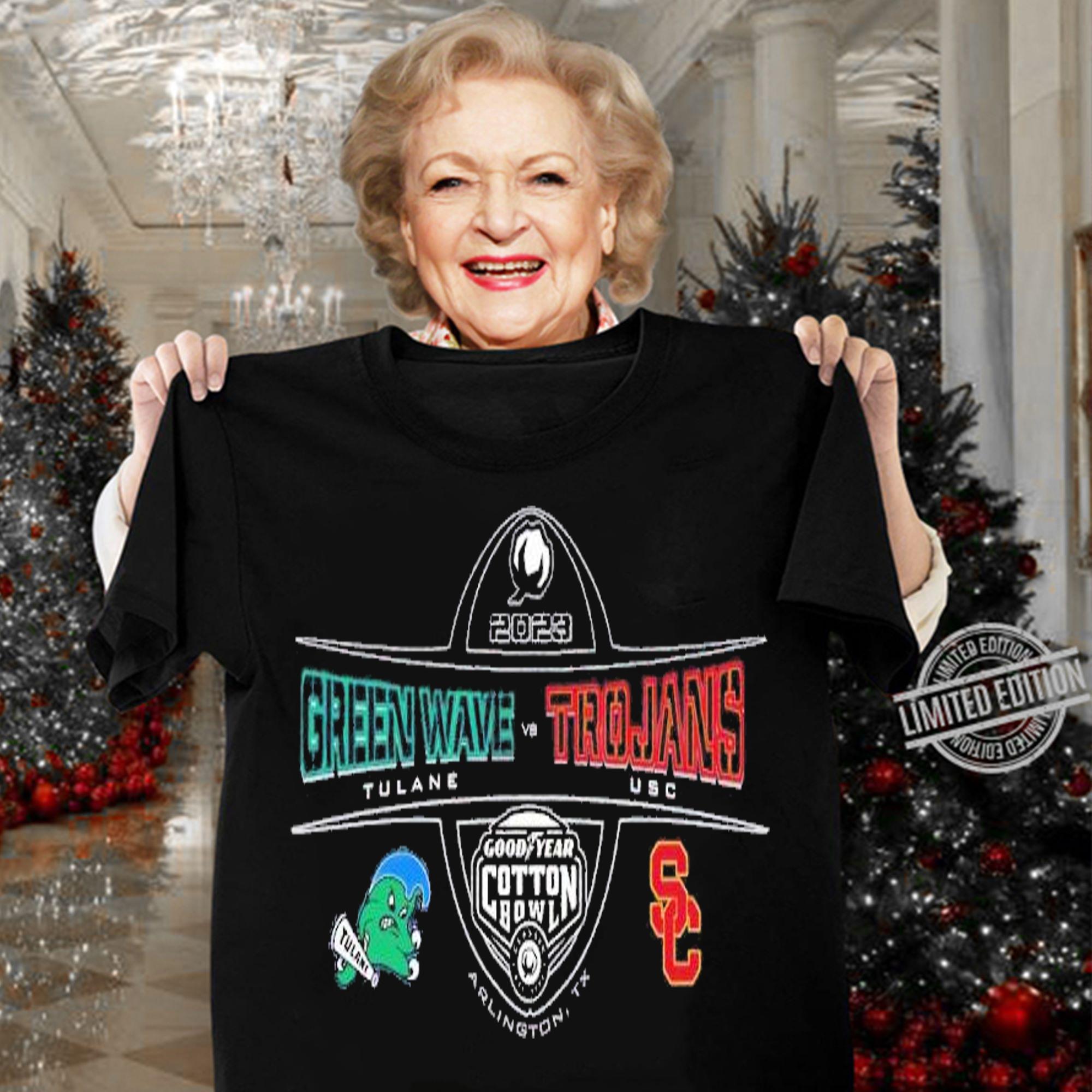 2023 Cotton Bowl Green Wave Tulane vs Trojans USC Arlington TX shirt t-shirt woman shirt