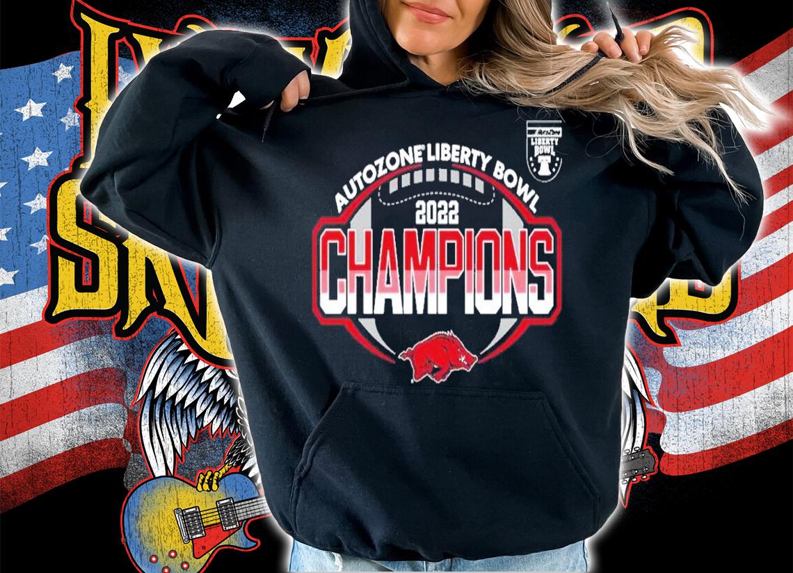 Arkansas Razorbacks 2022 Liberty Bowl Champions Student Section shirt t-shirt hoodie