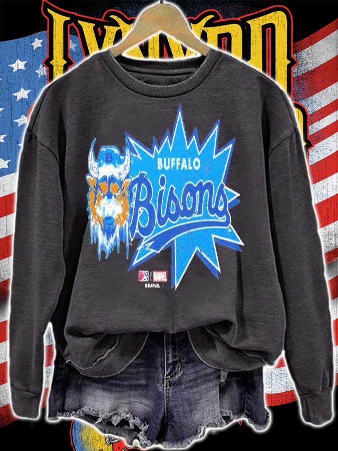 Buffalo Bisons Marvel's Defenders of the Diamond Burst shirt t-shirt sweatshirt