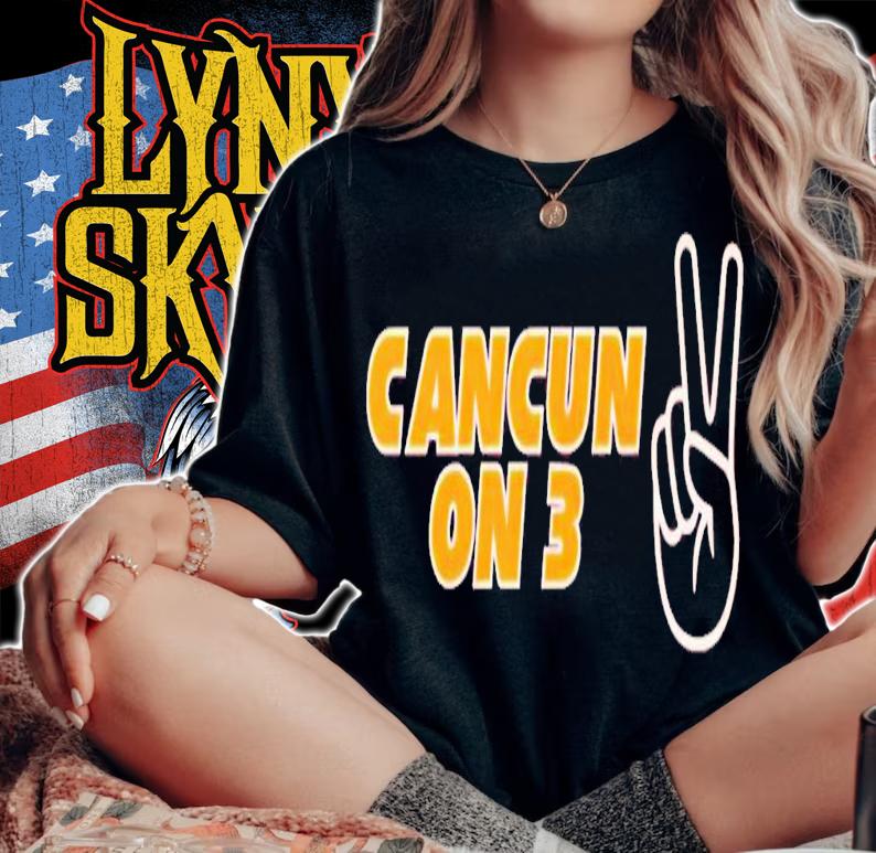 Cancun on 3 shirt t-shirt woman shirt