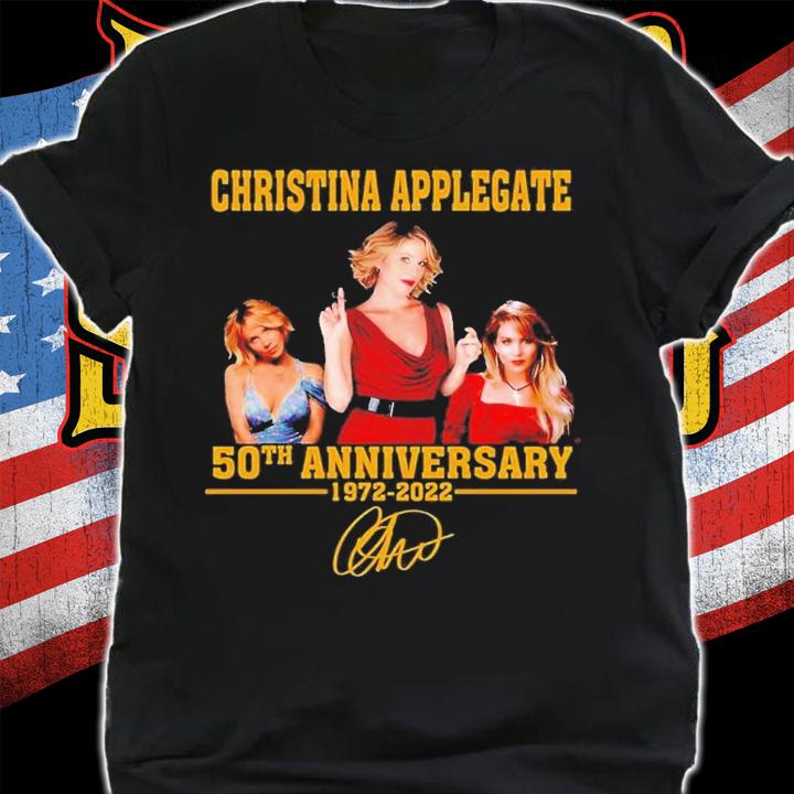 Christina Applegate 50th Anniversary 192-2022 Signature Shirt t-shirt shirt