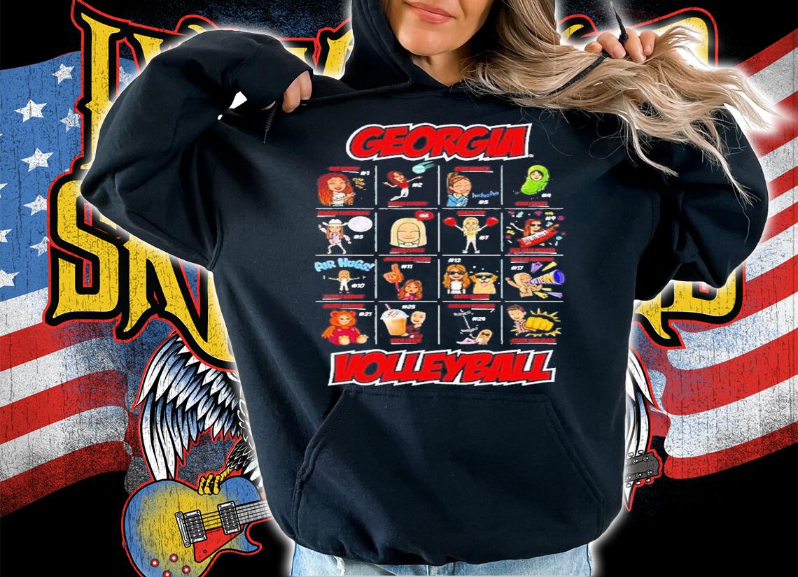 Georgia Bulldogs Volleyball Bitmoji shirt t-shirt hoodie