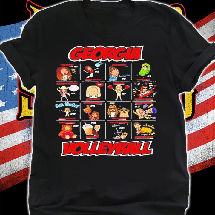 Georgia Bulldogs Volleyball Bitmoji shirt t-shirt shirt
