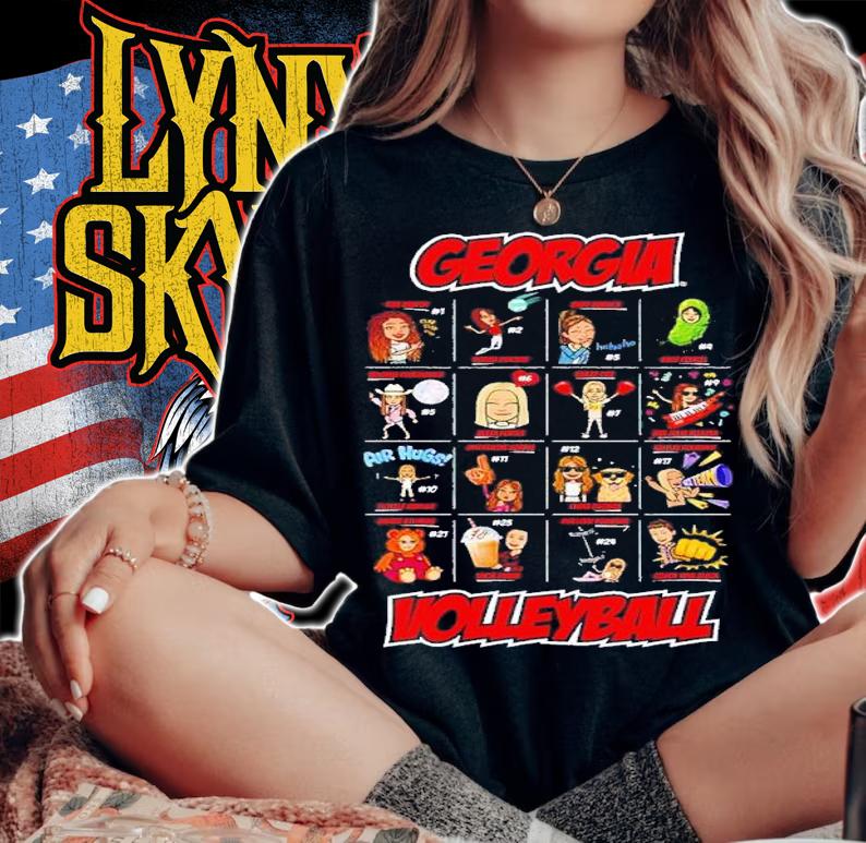 Georgia Bulldogs Volleyball Bitmoji shirt t-shirt woman shirt