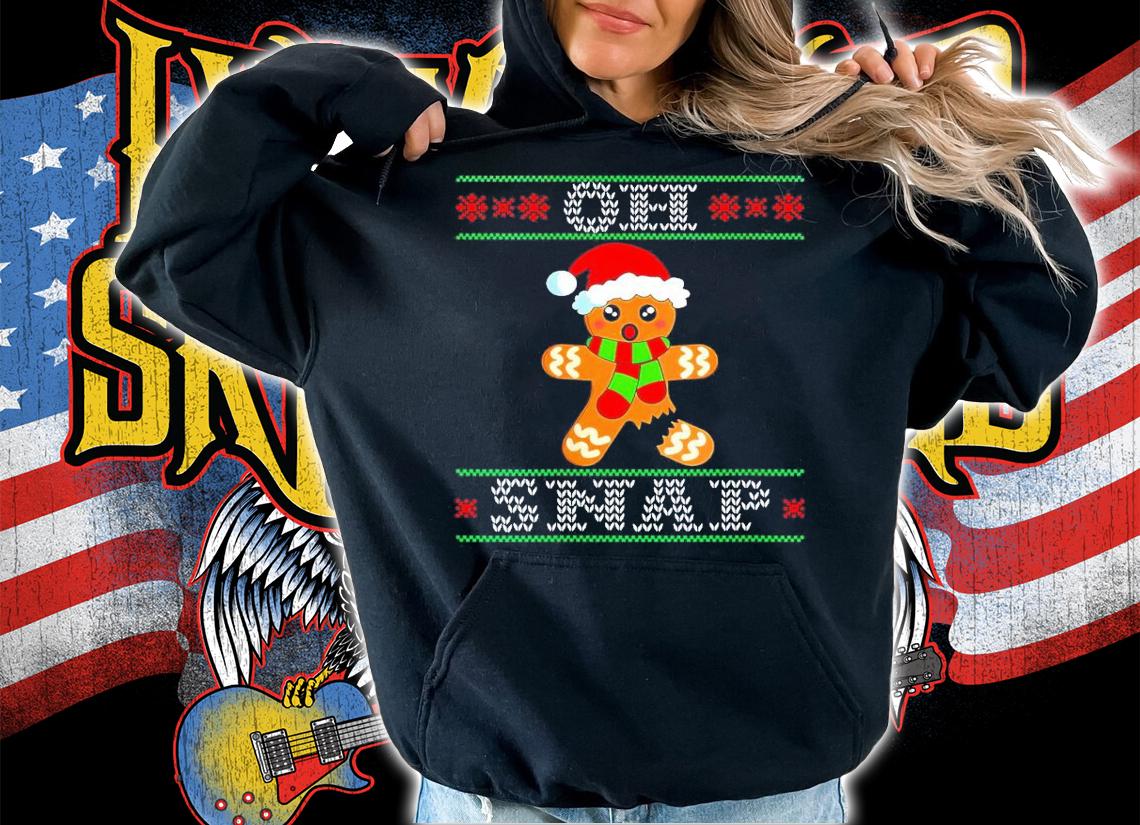 Gingerbread Man Shirt Oh Snap Christmas Ugly shirt t-shirt hoodie