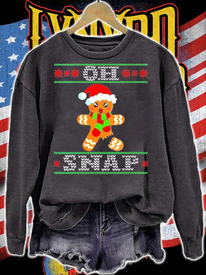 Gingerbread Man Shirt Oh Snap Christmas Ugly shirt t-shirt sweatshirt