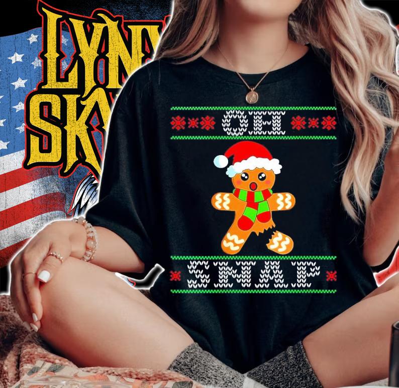 Gingerbread Man Shirt Oh Snap Christmas Ugly shirt t-shirt woman shirt