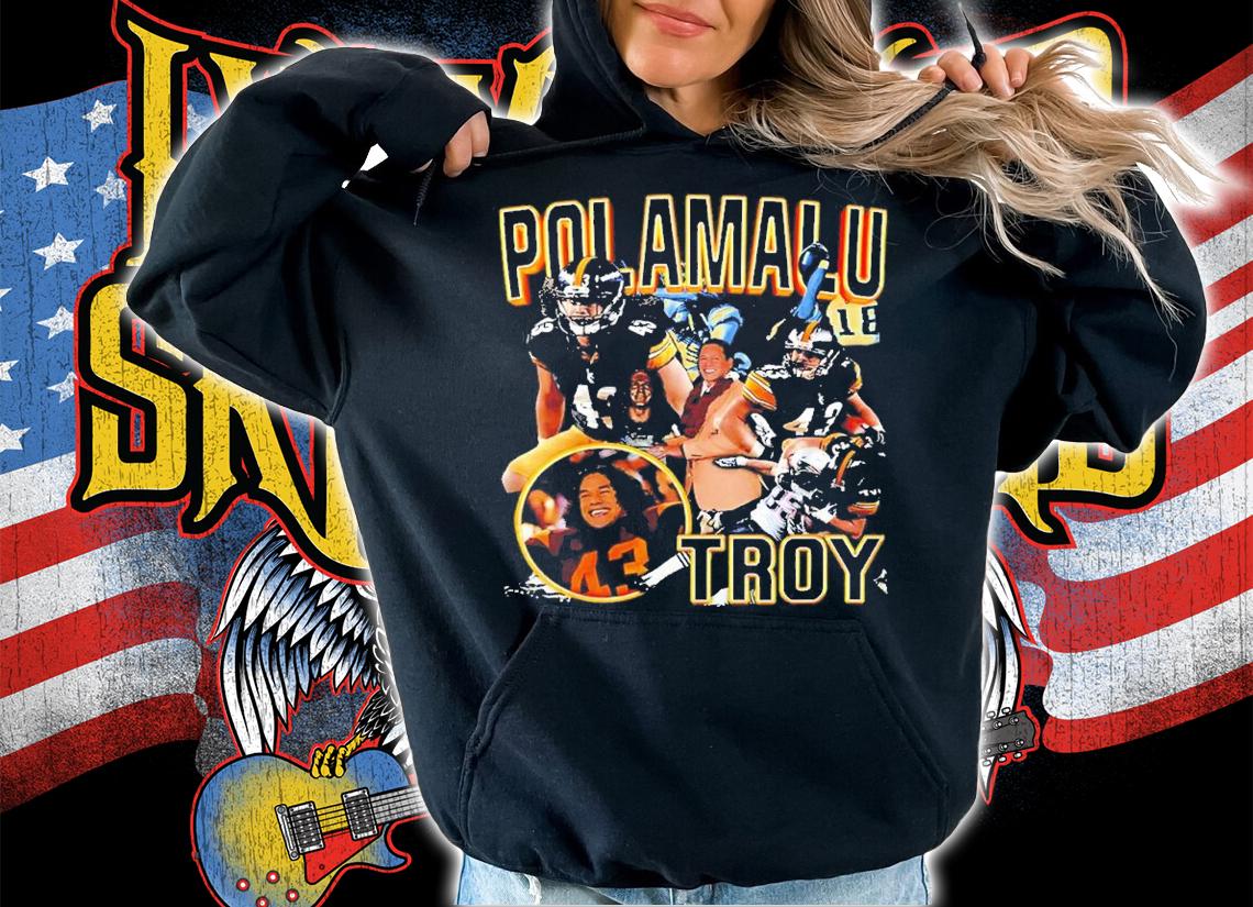 Honey Badger Wearing Troy Polamalu Pitt Dreams Shirt t-shirt hoodie