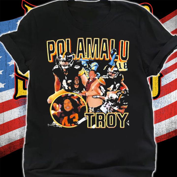 Honey Badger Wearing Troy Polamalu Pitt Dreams Shirt t-shirt shirt