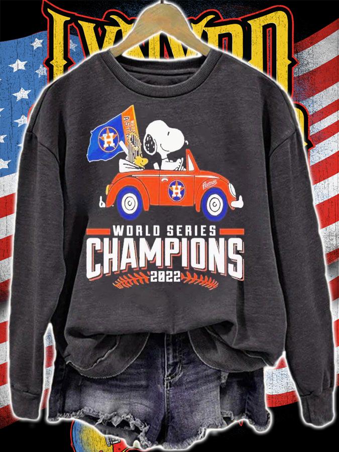 Houston Astros Snoopy riding World Series Champions 2022 shirt t-shirt sweatshirt