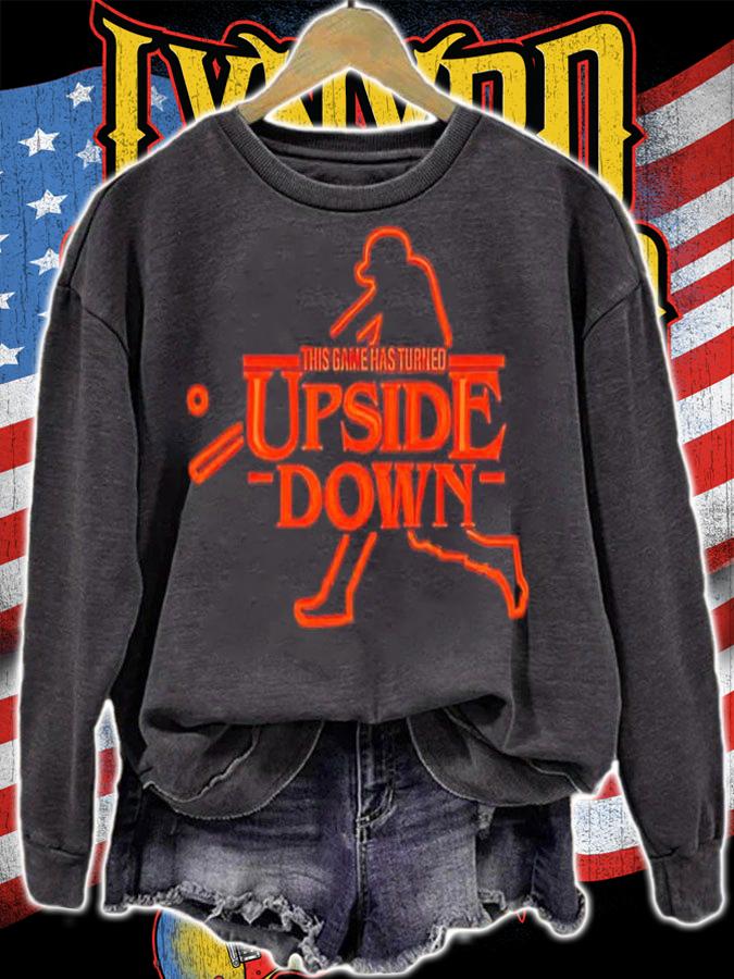 Houston Astros The game has turned Upside Down shirt t-shirt sweatshirt