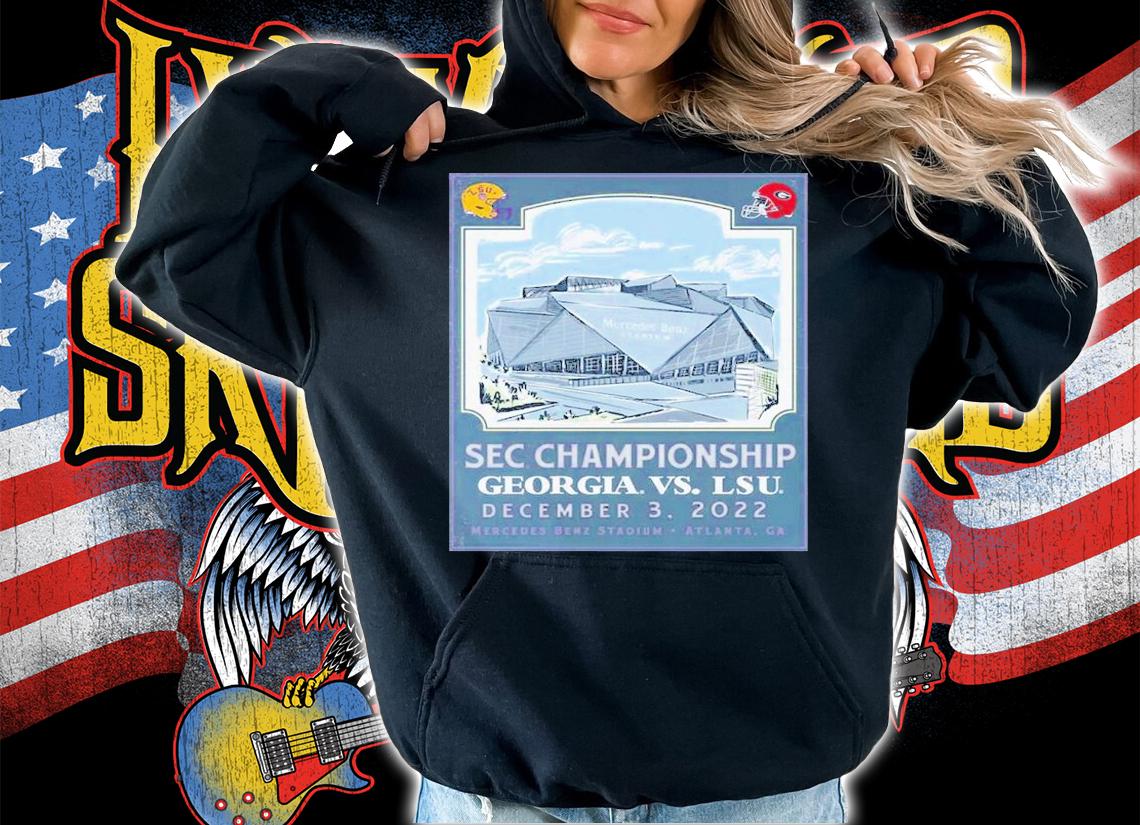 LSU Tigers vs Georgia Bulldogs 2022 Football SEC Championship Gameday Shirt t-shirt hoodie