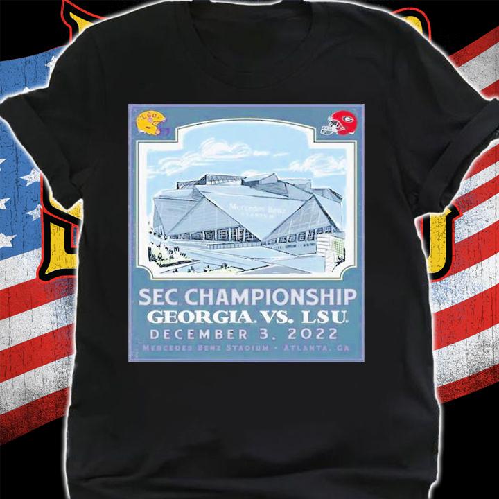 LSU Tigers vs Georgia Bulldogs 2022 Football SEC Championship Gameday Shirt t-shirt shirt