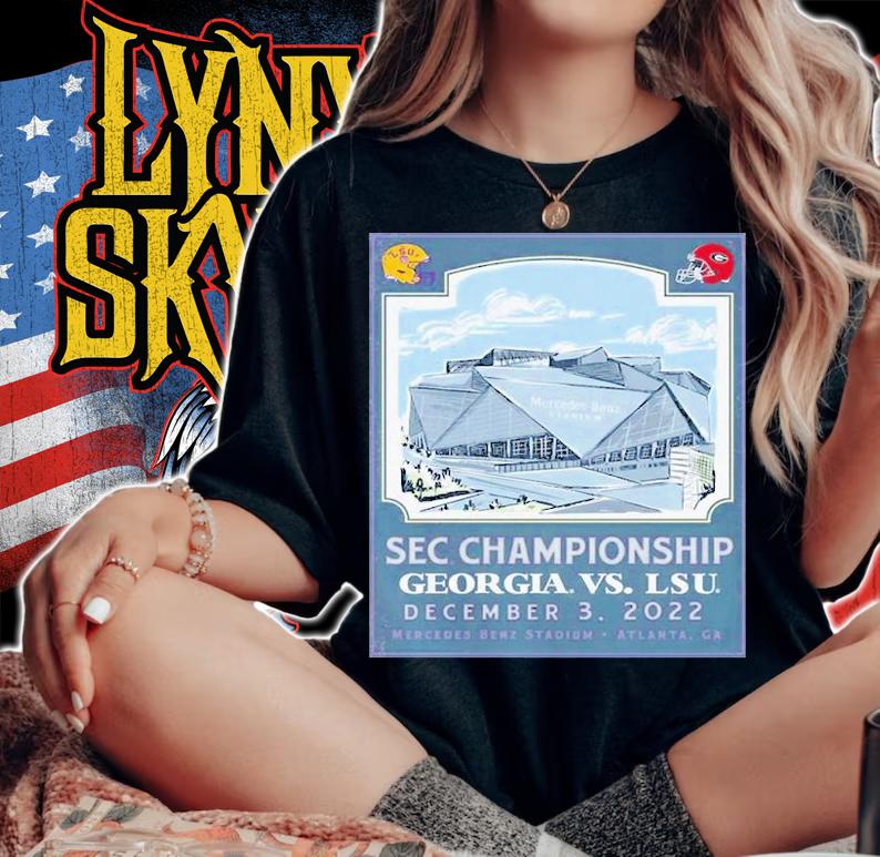 LSU Tigers vs Georgia Bulldogs 2022 Football SEC Championship Gameday Shirt t-shirt woman shirt
