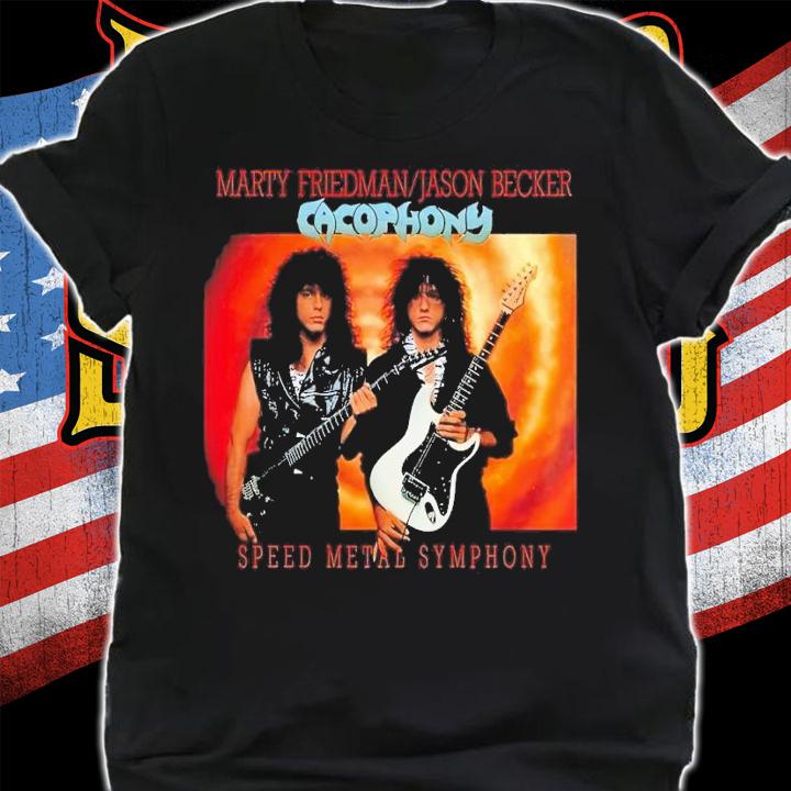 Marty Friedman Jason becker Cacophony shirt t-shirt shirt
