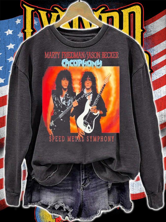 Marty Friedman Jason becker Cacophony shirt t-shirt sweatshirt