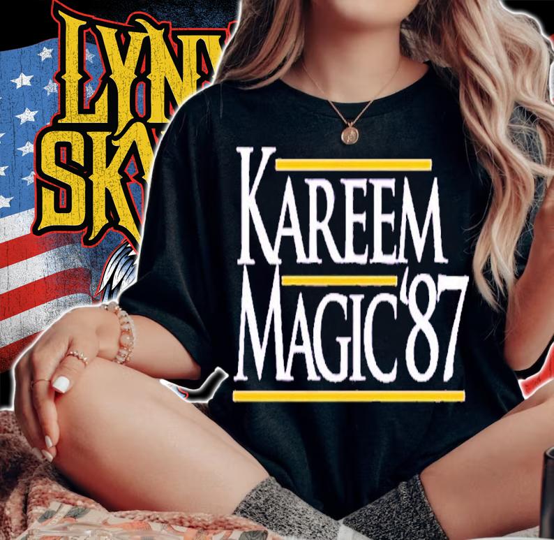Melissa Rauch Wearing Kareem Magic 87 Shirt t-shirt woman shirt