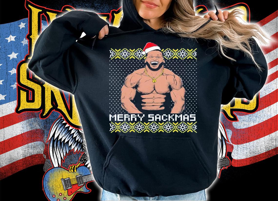 Merry Sackmas Aaron Donald shirt t-shirt hoodie