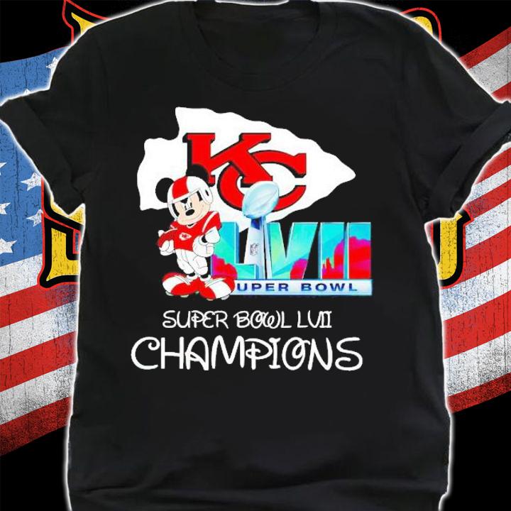 Mickey Mouse Kansas City Chiefs 2023 Super Bowl LVII Champions shirt t-shirt shirt