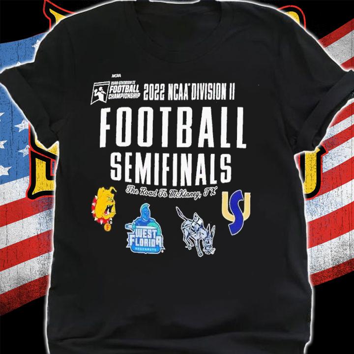 New Men's 2022 NCAA Division II Football Semifinals the road to McKinney TX shirt t-shirt shirt