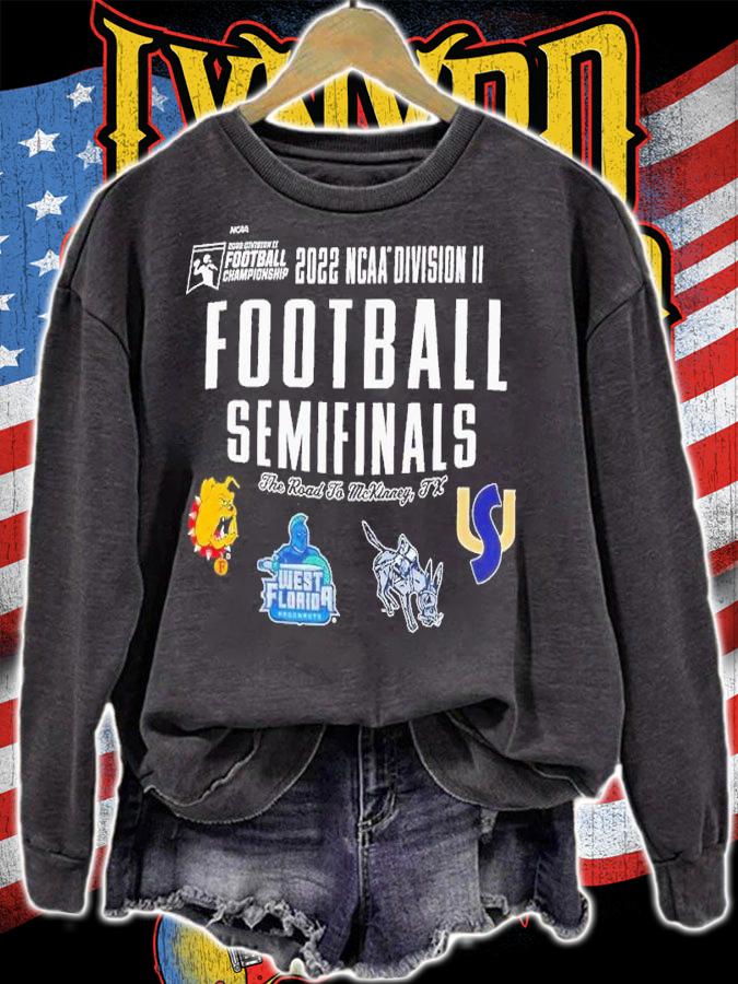 New Men's 2022 NCAA Division II Football Semifinals the road to McKinney TX shirt t-shirt sweatshirt