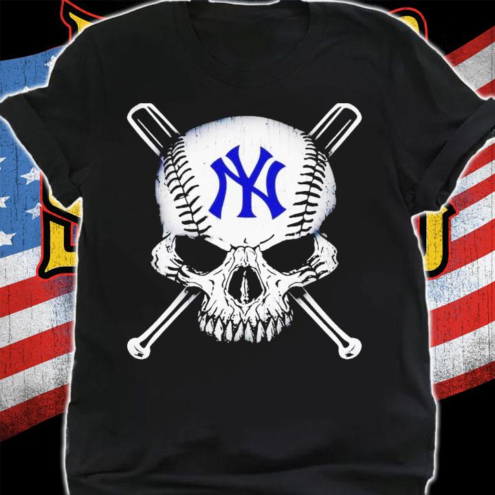 New York Yankees in skull shirt t-shirt shirt