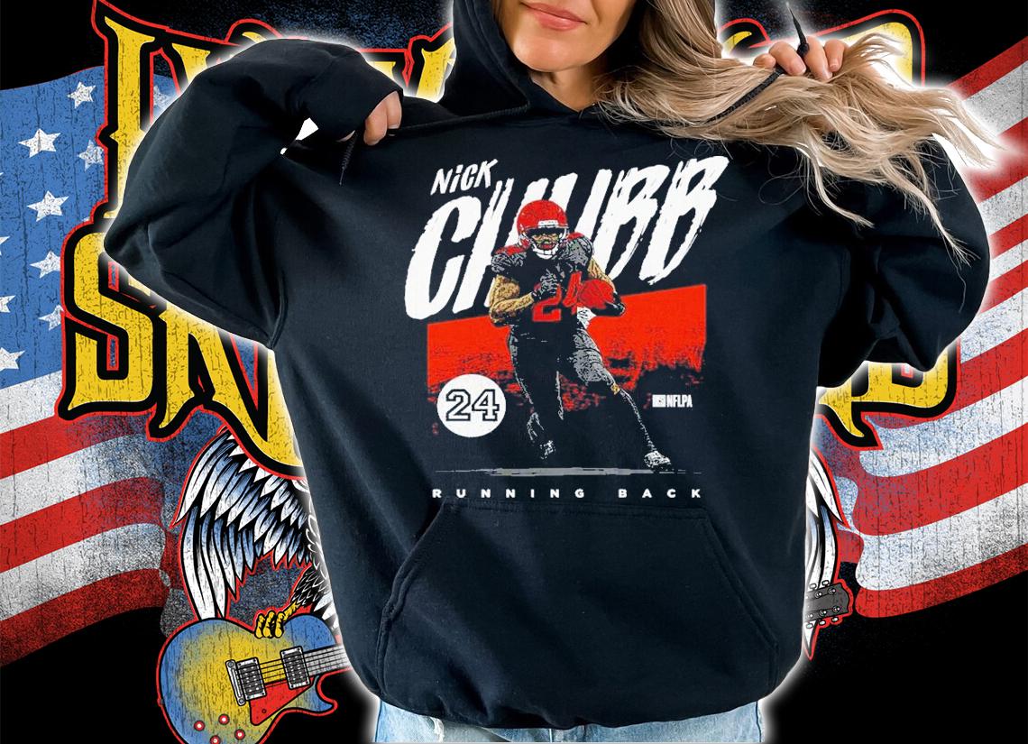Nick Chubb Cleveland Grunge Football Shirt t-shirt hoodie
