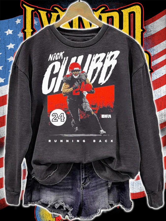 Nick Chubb Cleveland Grunge Football Shirt t-shirt sweatshirt