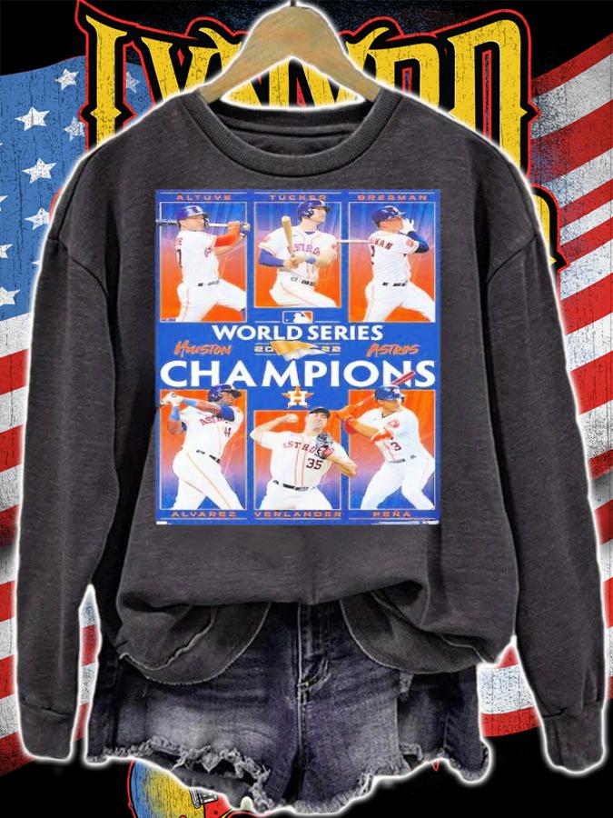 MLB Houston Astros 2022 World Series Champions Shirt t-shirt sweatshirt
