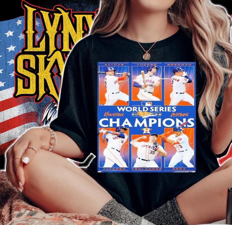MLB Houston Astros 2022 World Series Champions Shirt t-shirt woman shirt